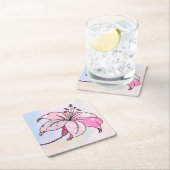 bunte Lilie Kartonnen Onderzetters (Insitu)