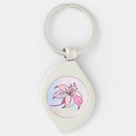bunte Lilie Sleutelhanger (Voorkant)