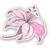 bunte Lilie Sticker (Voorkant)