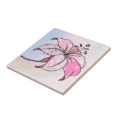bunte Lilie Tegeltje (Zijkant)
