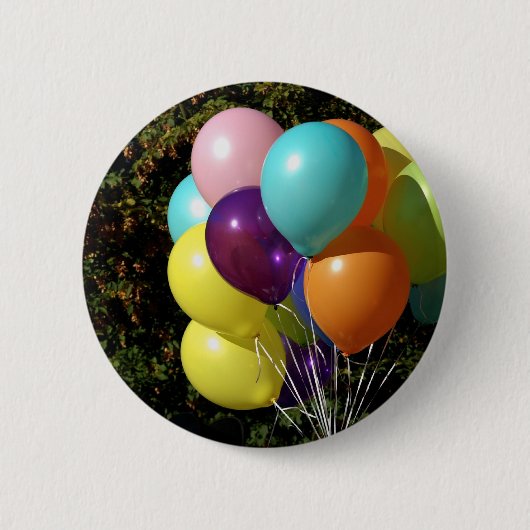 Bunte Luftballons Ronde Button 5,7 Cm (Voorkant)