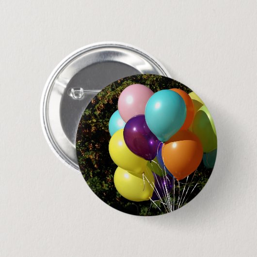 Bunte Luftballons Ronde Button 5,7 Cm (Voorkant /achterkant)