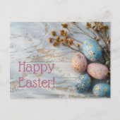 Bunte Oster Postkarte mit Ostereiern Briefkaart (Voorkant)