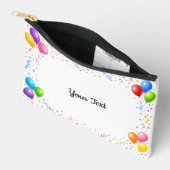 Bunte Party Ballons Konfetti Rahmen Design Etui (Open)