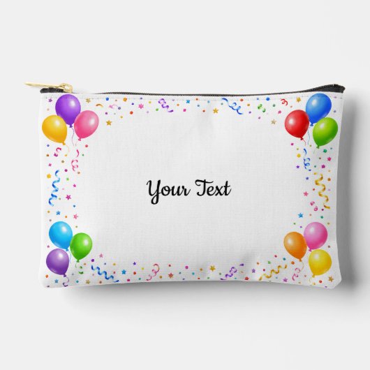 Bunte Party Ballons Konfetti Rahmen Design Etui (Voorkant)