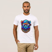 Bunte Partykatze T-shirt (Voorkant volledig)