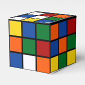 Bunte Quadrate Kubisch Bedankdoosjes (Voorkant Zijde)