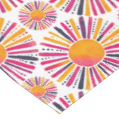 Bunte Sonne- Aquarellstil Tafelkleed (Gekanteld)