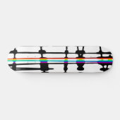 Bunte Streifen Persoonlijk Skateboard (Horizontaal)