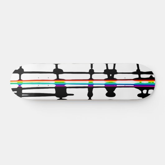 Bunte Streifen Persoonlijk Skateboard (Horizontaal)