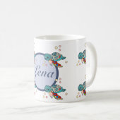 bunte Wasserschildkröte, personalisiert Koffiemok (Voorkant rechts)