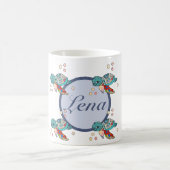 bunte Wasserschildkröte, personalisiert Koffiemok (Center)