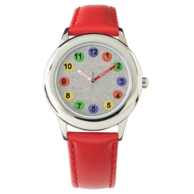 bunte Zahlen Horloge (Voorkant)