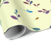 Bunte Zweige/Blätter Cadeaupapier (Rol Hoek)