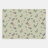 Bunte Zweige/Blätter Inpakpapier Vel (Voorkant 2)