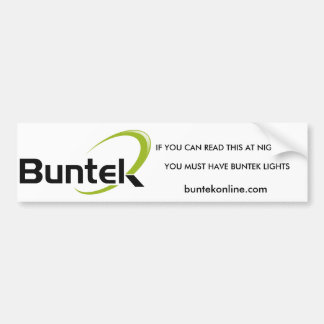 Buntek-Bumpersticker Bumpersticker