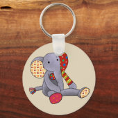 bunter Elefant Sleutelhanger (Voorkant)