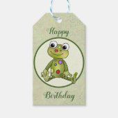 Bunter Frosch Cadeaulabel (Voorkant)