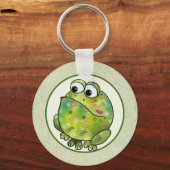 Bunter Frosch Postkarte Sleutelhanger (Voorkant)