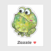 Bunter Frosch Sticker (Vel)