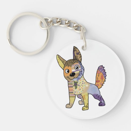 Bunter Hund Sleutelhanger (Voorkant)