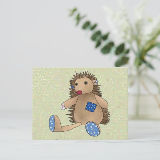 Bunter Igel Briefkaart (Staand voorkant)
