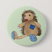 bunter Igel Ronde Button 7,6 Cm (Voorkant)
