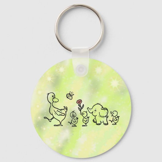 bunter Lauf Sleutelhanger (Voorkant)