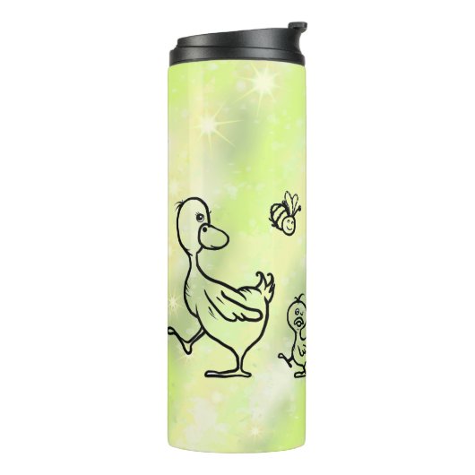 bunter Lauf  Thermosbeker (Gedraaid links)