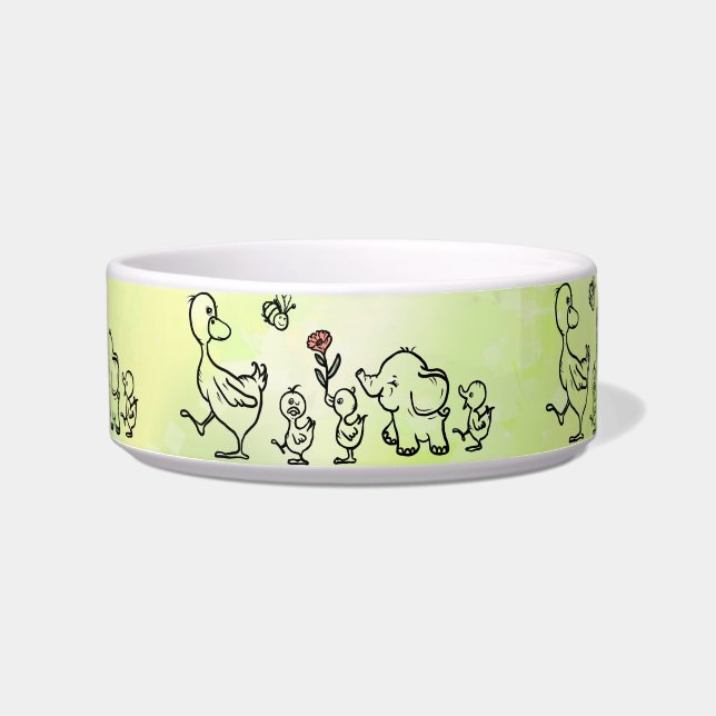 bunter Lauf   Voerbakje (Voorkant)