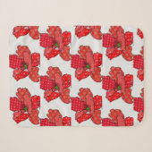 bunter Mohn Sherpa Deken (Voorkant (horizontaal))
