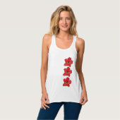 Bunter Mohn Tank Top (Volledige Voorkant)