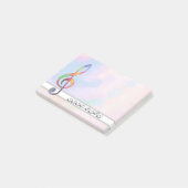 bunter Notenschlüssel Post-it Klebezettel Post-it® Notes (Schuin)