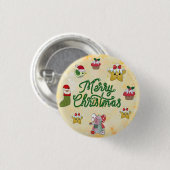 Bunter Ronde Button 3,2 Cm (Voorkant /achterkant)