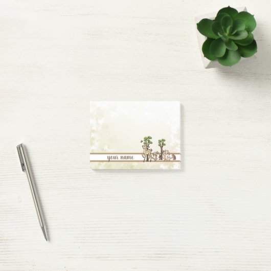 bunter Waldlauf Post-it® Notes (Kantoor)