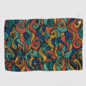 Bunters Wollmuster Paisley Golfhanddoek (Horizontaal)