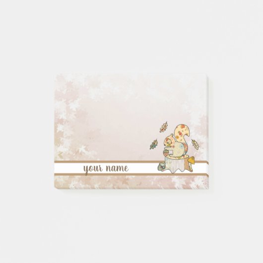 Buntes Eichhörnchen Post-it® Notes (Voorkant)