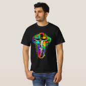 Buntes Jesus Kreuz T-shirt (Voorkant volledig)