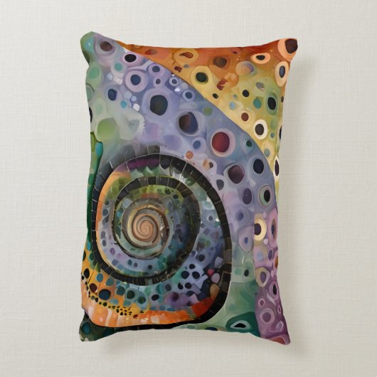 buntes Kissen Accent Kussen (Achterkant (Verticaal))