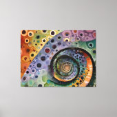 buntes Kissen Canvas Afdruk (Voorkant)