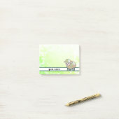 Buntes Lämmchen Post-it® Notes (Op bureau)