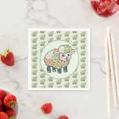 buntes Lämmchen postkarte Servet (Insitu)