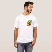 Buntes Muster für Tennisvereine T-shirt (Voorkant volledig)