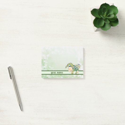 Buntes Schaf Klebezettel Post-it® Notes (Kantoor)
