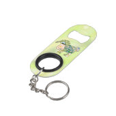 buntes Schaf Mini Flessenopener (Achterkant Gekanteld)