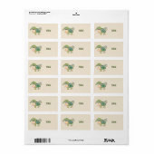 buntes Schaf, personalisiert Etiket (Full Sheet)