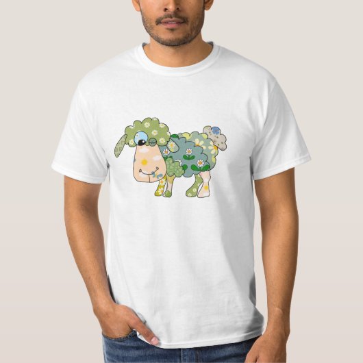 Buntes Schaf T-shirt (Voorkant)