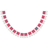 Bunting Baby shower "Paraplu Watermeloen" Vlaggetjes (Alle)