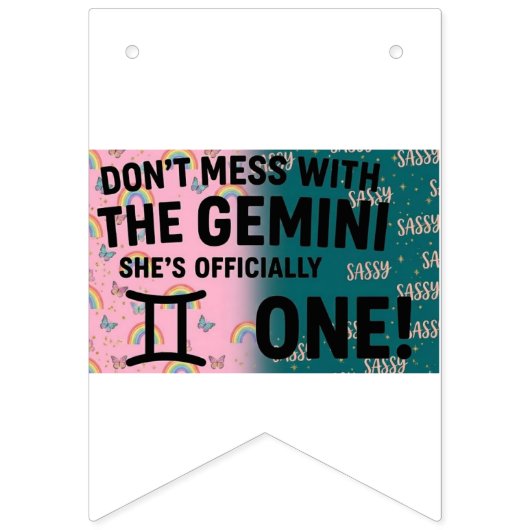 bunting banner (Eerste vlag)