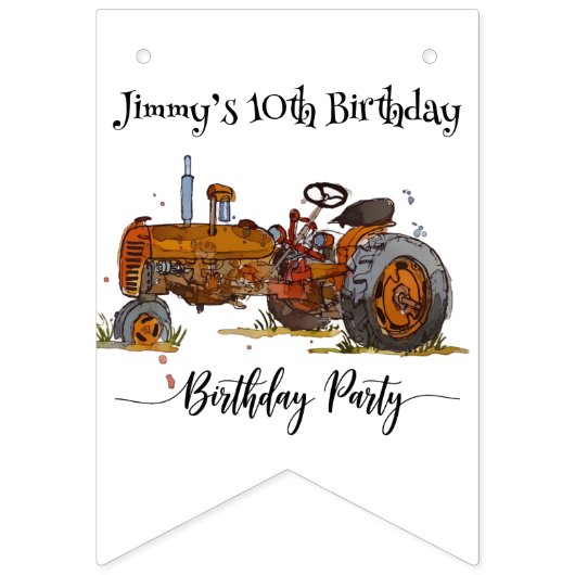 bunting banner (Eerste vlag)